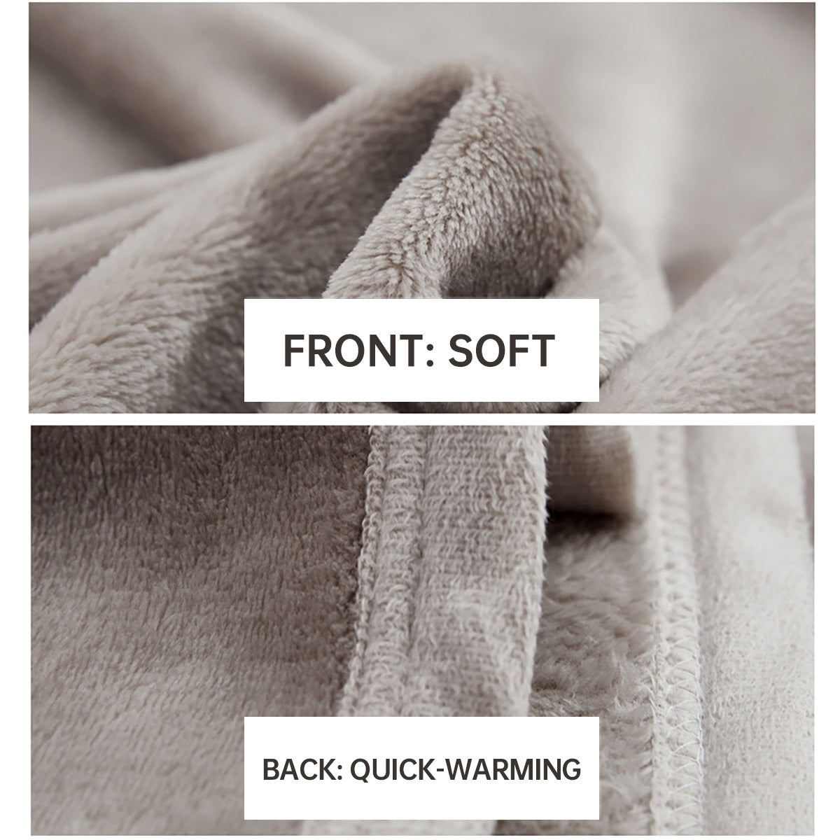 Thickened Flannel Coral Fleece Blanket for Office Sofa and Hotel