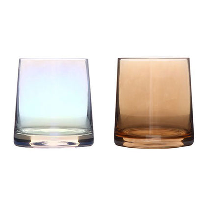 2PCS Hotel Glass Toothwash Cups Set for Gargling & Toothbrush Storage