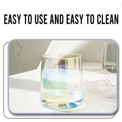 2PCS Hotel Glass Toothwash Cups Set for Gargling & Toothbrush Storage