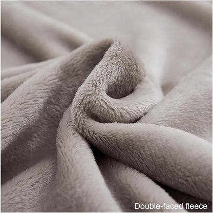 Thickened Flannel Coral Fleece Blanket for Office Sofa and Hotel