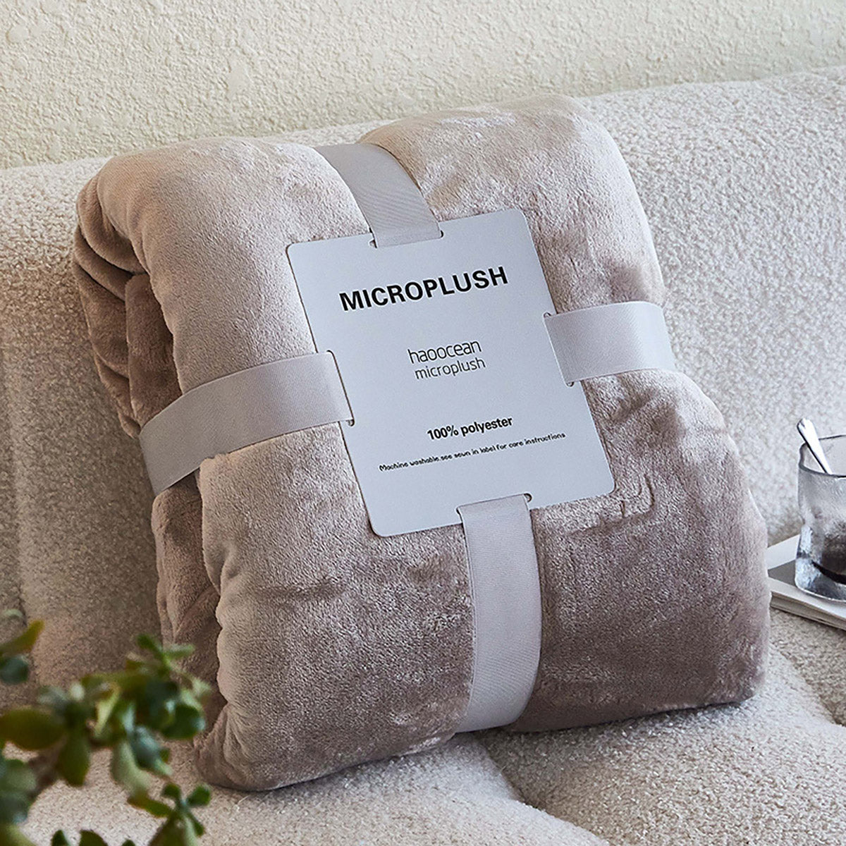 Thickened Flannel Coral Fleece Blanket for Office Sofa and Hotel