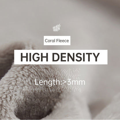 Thickened Flannel Coral Fleece Blanket for Office Sofa and Hotel