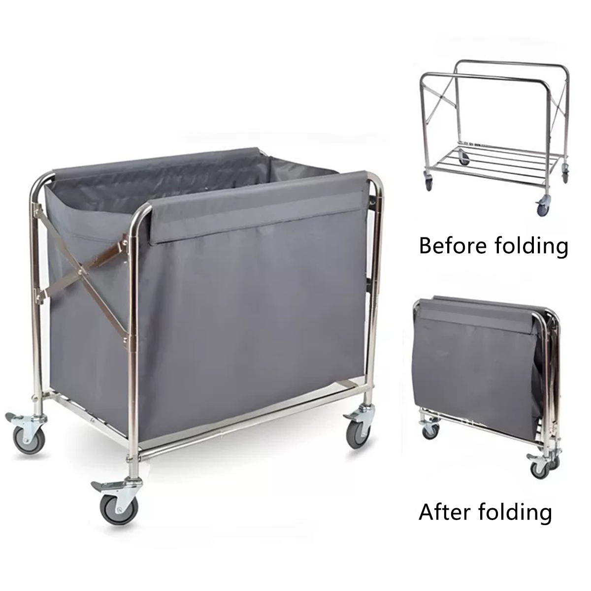 Hotel laundry cart