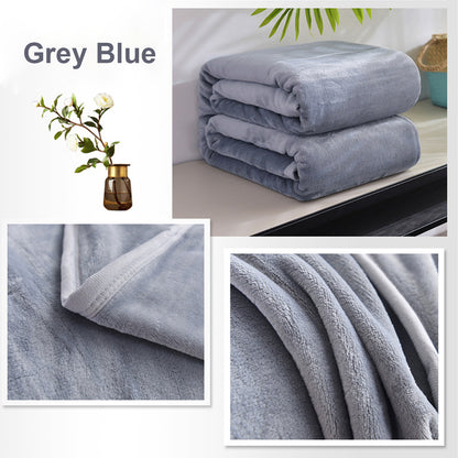 Soft Winter Flannel Fleece Blanket for Hotel and Home Use