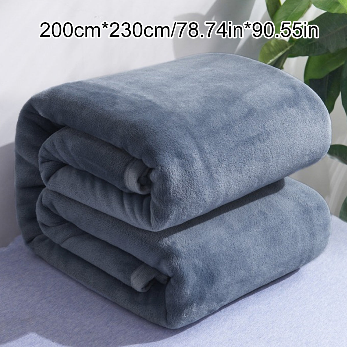 Soft Winter Flannel Fleece Blanket for Hotel and Home Use
