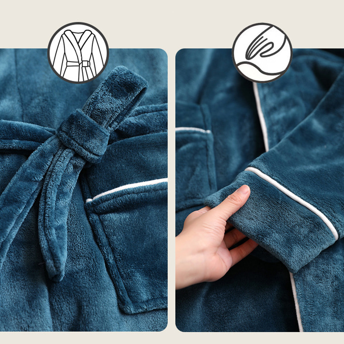 Hotel Winter Sleeping Gown Robe