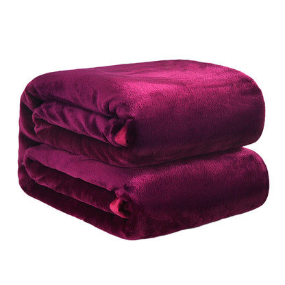 Soft Winter Flannel Fleece Blanket for Hotel and Home Use